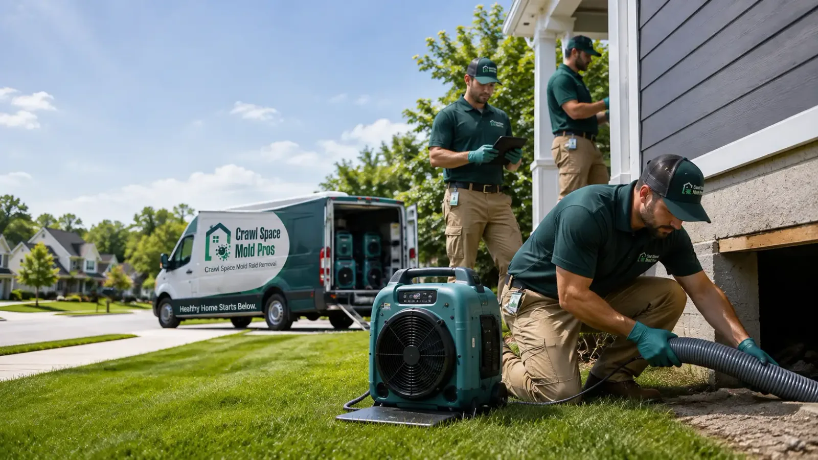 Crawl Space Mold Removal in Bitely, MI